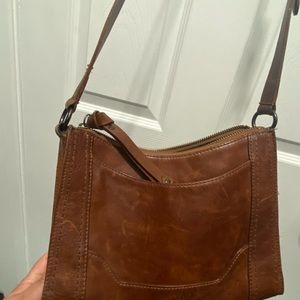 Frye NWT Melissa Zip Leather Cross Body